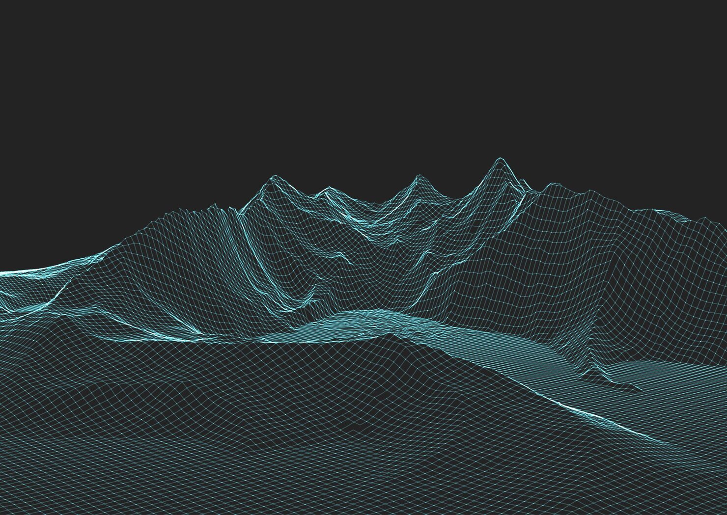 cyber mountain topography